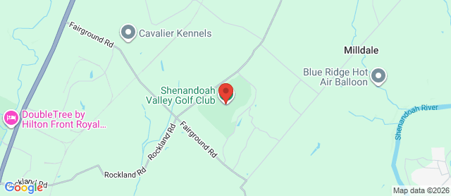 Map for Shenandoah Valley Golf Club