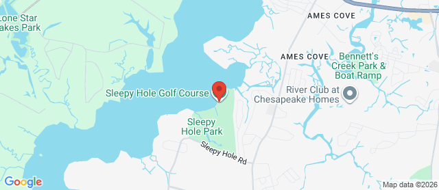 Map for Sleepy Hole Golf Course
