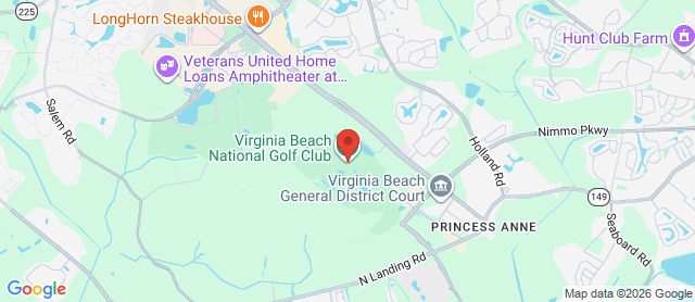 Map for Virginia Beach National Golf Club