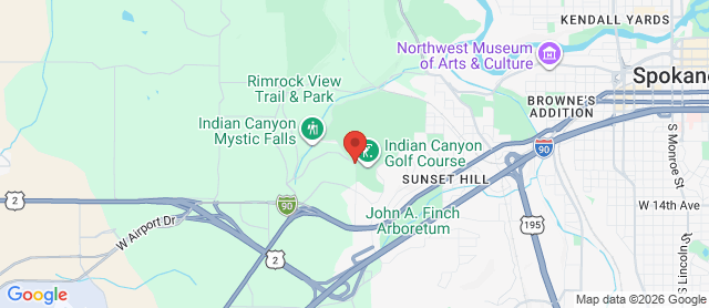 Map for Indian Canyon Golf Course