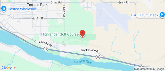 Map for The Highlander Golf Club