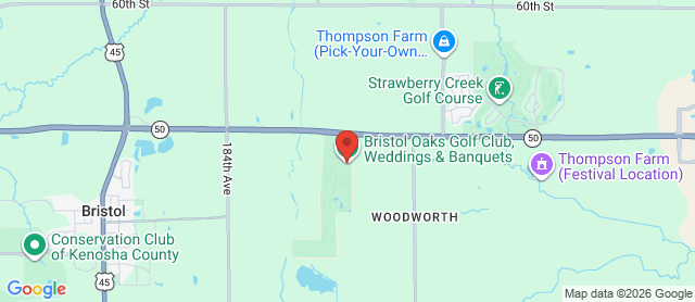 Map for Bristol Oaks Country Club