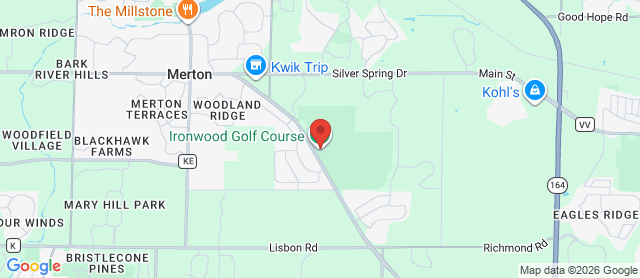 Map for Ironwood Golf Course