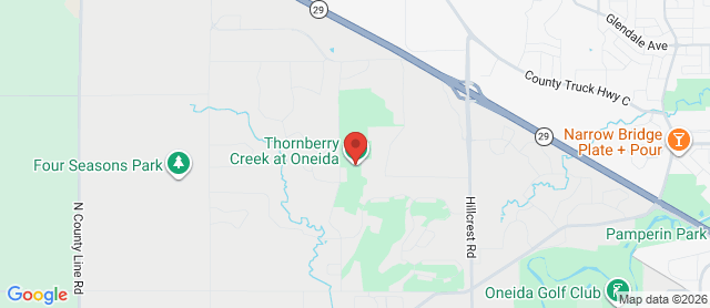 Map for Thornberry Creek Country Club