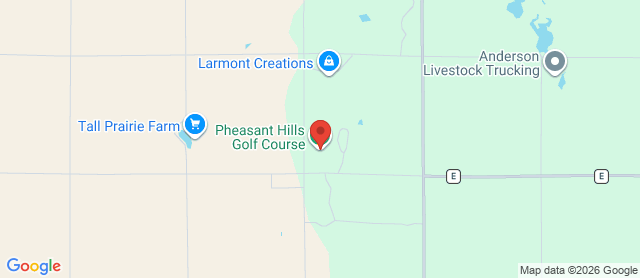 Map for Pheasant Hills Golf Course