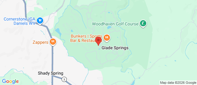 Map for Glade Springs Resort