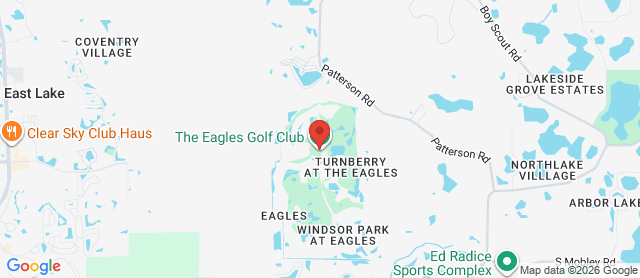 Map for The Eagles Golf Club
