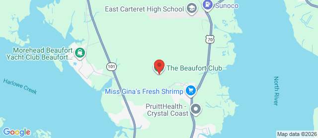 Map for Beaufort Club