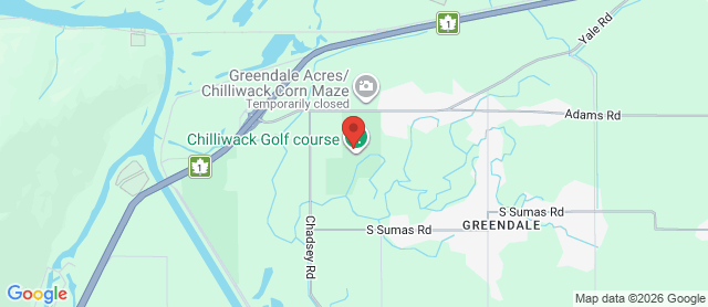 Map for Chilliwack Golf Club