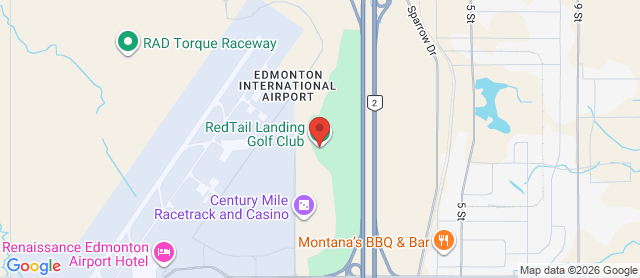 Map for RedTail Landing Golf Club
