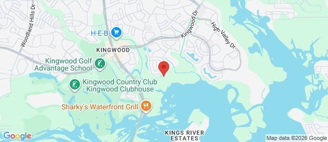Map for The Clubs of Kingwood- Deerwood Clubhouse