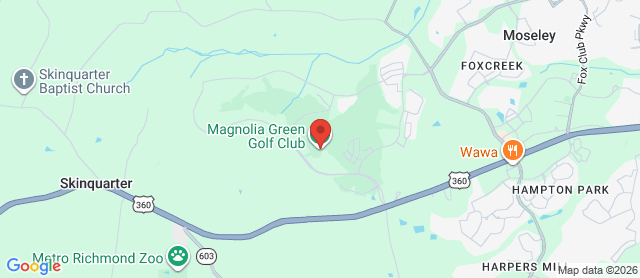 Map for Magnolia Green Golf Club