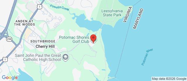 Map for Potomac Shores Golf Club