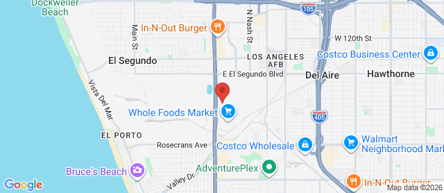 Map for Topgolf El Segundo