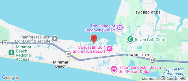 Map for The Links Golf Club at Sandestin
