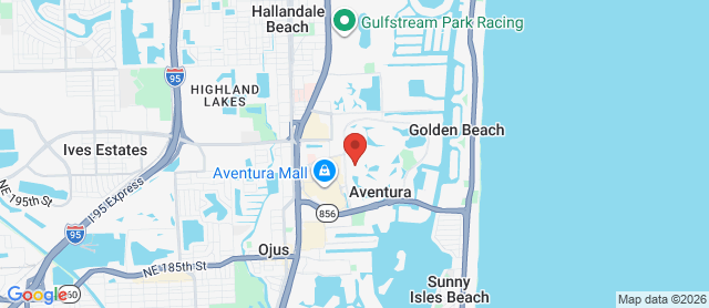 Map for JW Marriott Miami Turnberry Resort