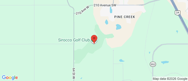 Map for Sirocco Golf Club