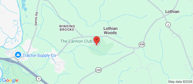 Map for The Cannon Club