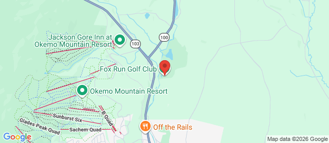 Map for Fox Run Golf Club