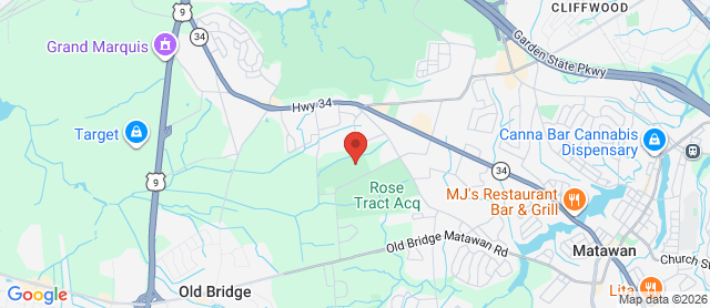 Map for Old Bridge Golf Course - The Rose