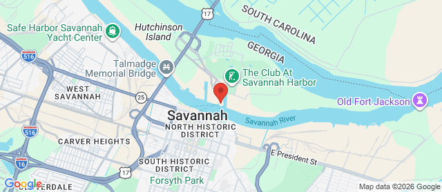 Map for The Westin Savannah Harbor Golf Resort & Spa