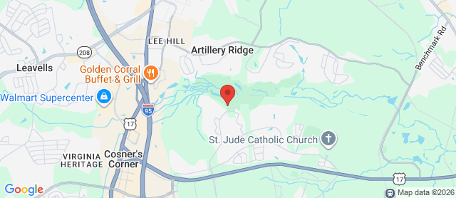 Map for Lee's Hill Golf Club