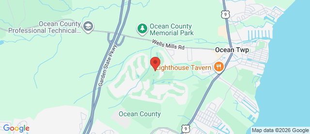 Map for Greenbriar At Oceanaire Golf and Country Club