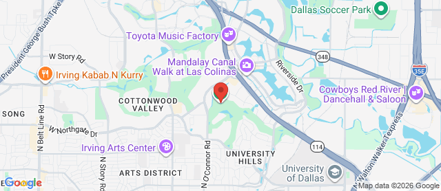 Map for Las Colinas Country Club