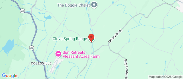 Map for Clove Spring Range