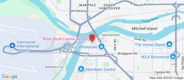 Map for River Rock Casino Resort