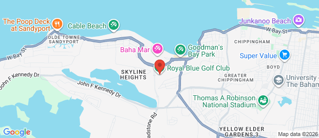 Map for Royal Blue Golf Club