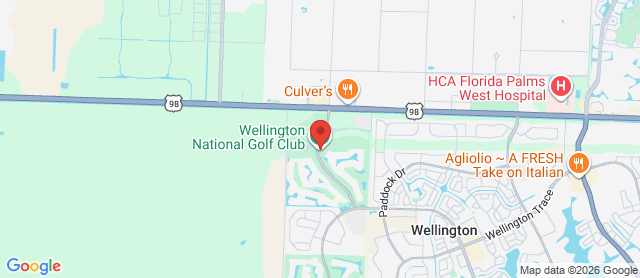 Map for Wellington National Golf Club 