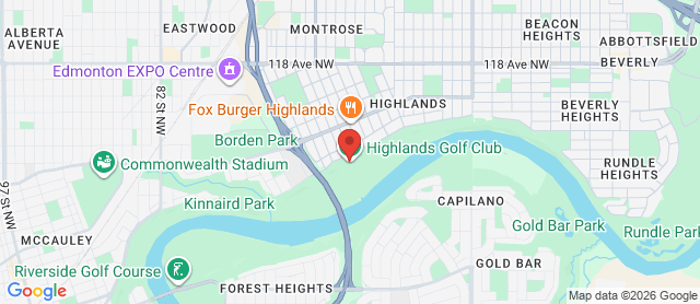 Map for Highlands Golf Club