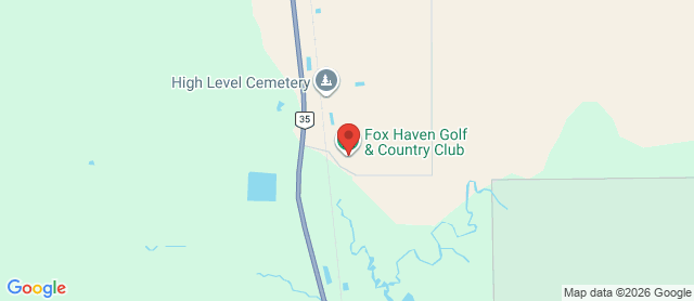 Map for Fox Haven Golf and Country Club