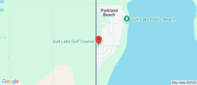 Map for Gull Lake Golf Course