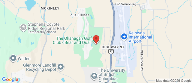 Map for Okanagan Golf Club