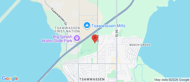 Map for Tsawwassen Springs Golf & Country Club