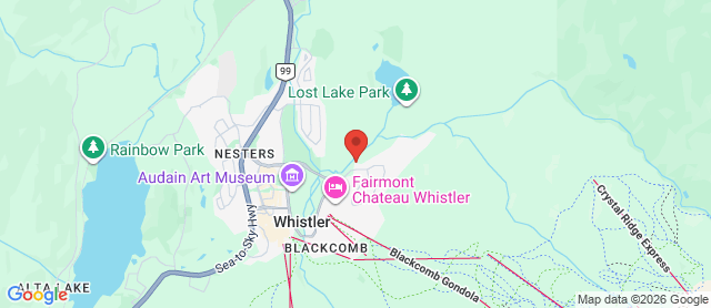 Map for Fairmont Chateau Whistler Golf Club
