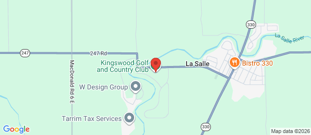 Map for Kingswood Golf and Country Club