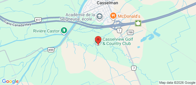 Map for Casselview Golf and Country Club