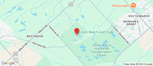 Map for Loch March Golf Club