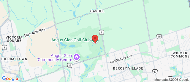 Map for Angus Glen Golf Club