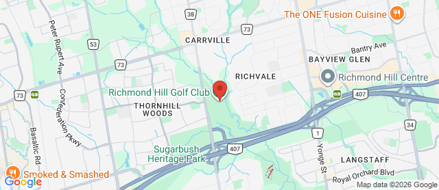 Map for Richmond Hill Golf Club