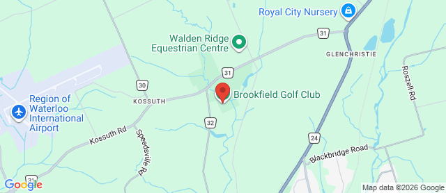 Map for Brookfield Golf Club