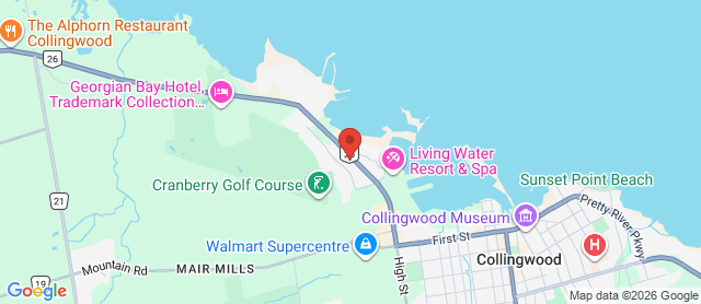 Map for Cranberry Golf Resort