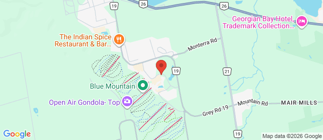 Map for Monterra Golf at Blue Mountain Resorts