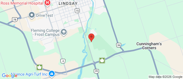 Map for Lindsay Golf & Country Club