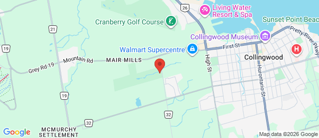 Map for Blue Mountain Golf & Country Club