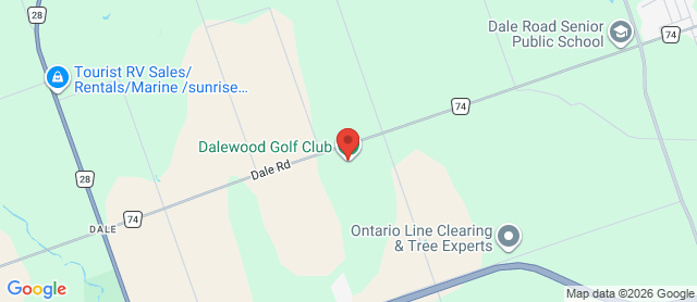 Map for Dalewood Golf & Curling Club