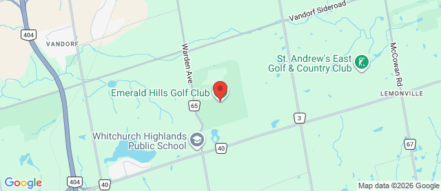 Map for Emerald Hills Golf & Country Club